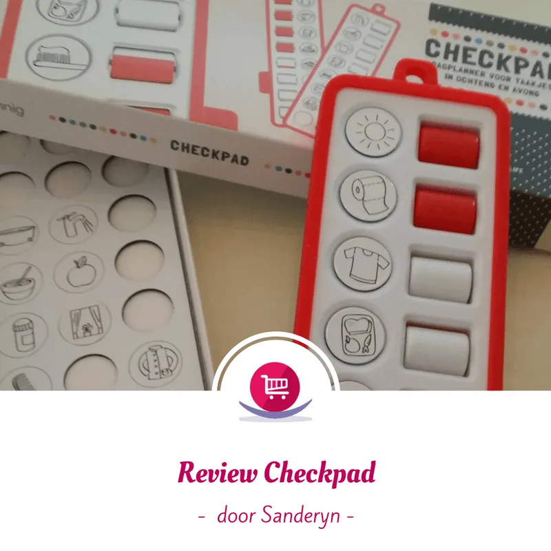Checkpad van gezinnig voor ochtendroutine