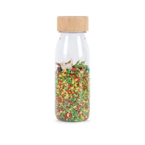 petit boum spy bottle huisdieren, laat je kind de huisdieren ontdekken in deze sensorische fles