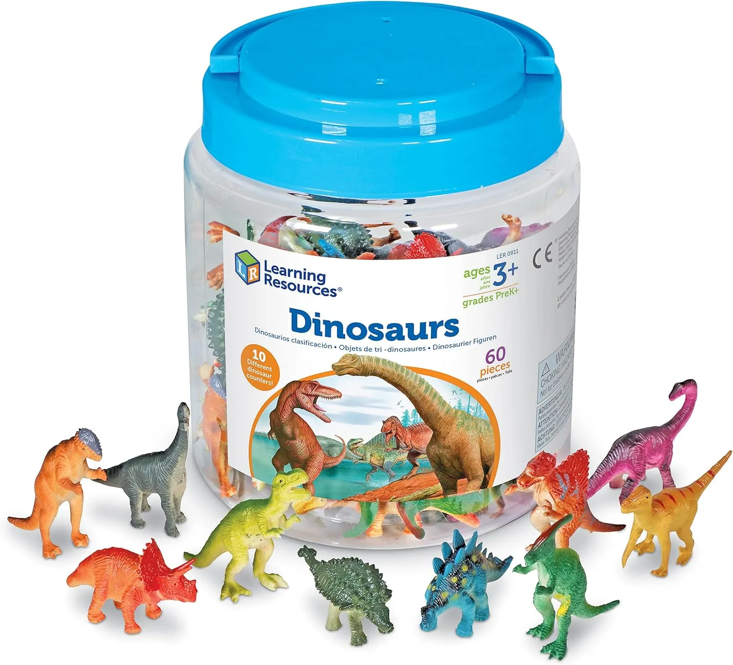 dinosuarus speelfiguren voor open einde spel, fantasiespel of lesmateriaal