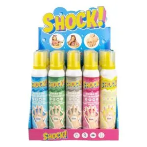 Shock multisensorische gel van het merk Tuban lijkt op de happy senso. Hij is verkrijgbaar in verschillende geuren en prikkelt de zintuigen.