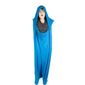Snuggle huggle of body sock is een elastische beweegzak om prikkels op te zoeken of rust te vinden