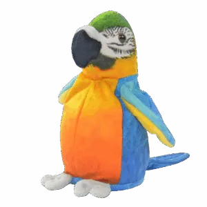 de interactieve papegaai is een geweldige napraat knuffel die menig kind spelplezier bezorgd