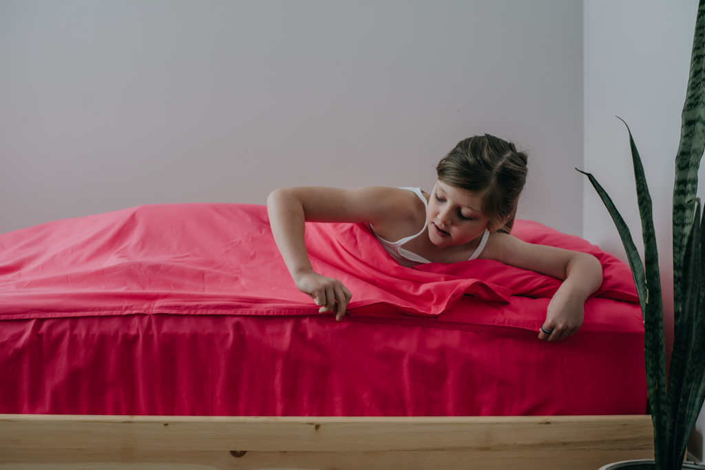 Het kids zip sheets beddengoed is het ideale beddengoed voor onrustige slapers. Ritsbaar beddengoed dat prima strak op het bed blijft tijdens slapen.