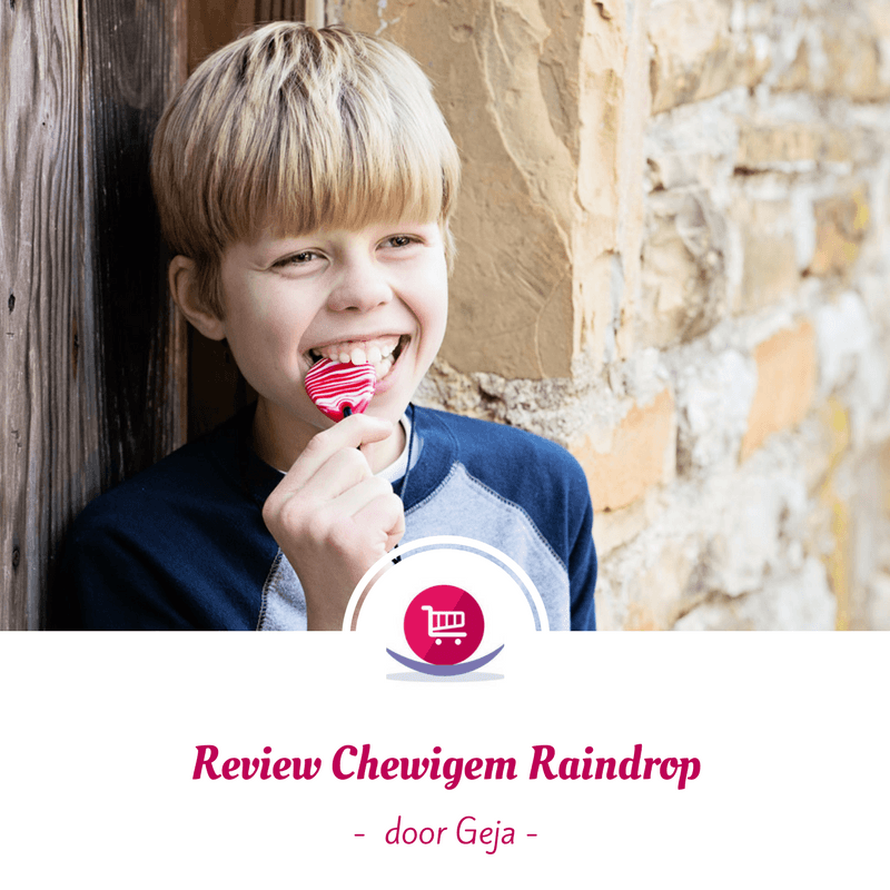 Review Chewigem Raindrop kauwsieraad