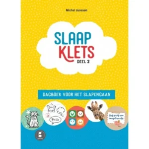 Met het boek slaapklets deel 2 is er een vervolg gekomen op het populaire slaapklets 1 dagboek! Met dit invulboek help je je kind de dag fijn af te sluiten.