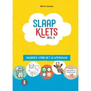 Met het boek slaapklets deel 2 is er een vervolg gekomen op het populaire slaapklets 1 dagboek! Met dit invulboek help je je kind de dag fijn af te sluiten.