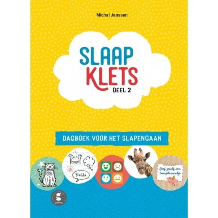 Met het boek slaapklets deel 2 is er een vervolg gekomen op het populaire slaapklets 1 dagboek! Met dit invulboek help je je kind de dag fijn af te sluiten.