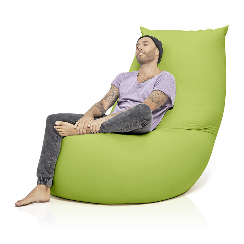 De Baloo van Terapy is een ergonomische en multifunctionele zitzak die zich volledig naar je lichaam vormt.