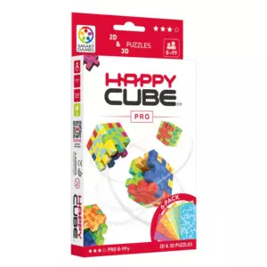 De Happy Cube pro is een uitdagende versie van de Happy cube original, laat je hersenen kraken met deze puzzel.