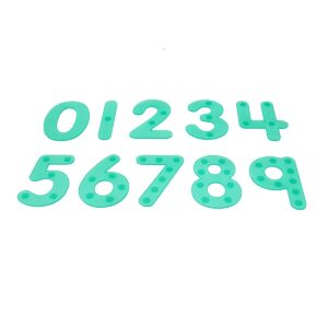 Deze cijfer set van Silishapes is educatief schoolmateriaal voor jonge kinderen. Met deze set leren kinderen getalherkenning en getalbegrip.