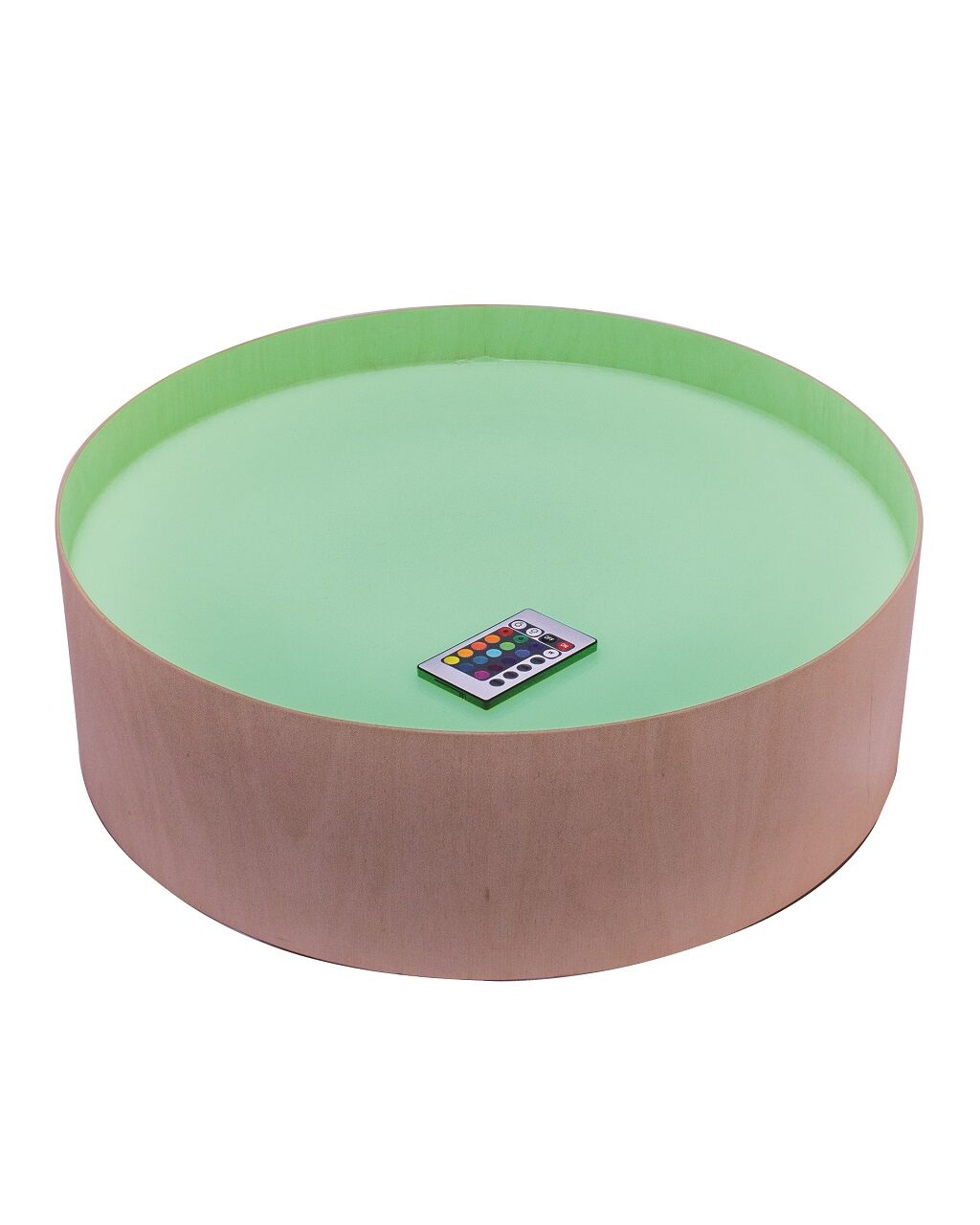 Lichttafel van JonEly is ideaal om kinderen materialen te laten ontdekken met behulp van licht. Door de opstaande rand kun je ook speelzand aanbieden.