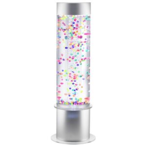 bubbelbuis gevuld met gekleurde balletjes voor snoezelruimte