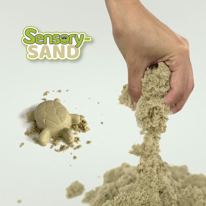Sensory sand is kinetisch zand. Dit speelzand moet je gezien & gevoeld hebben. Je kunt er mee kneden, vormen maken, het plakt niet en droogt niet uit