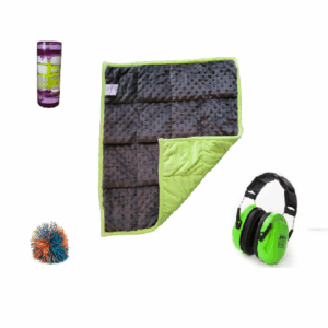 calm down box, ideaal voor gevoelige kinderen om tot rust te komen in de klas of onderweg.