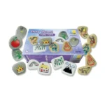 Met deze sprookjes vertelstenen (verhaalstenen) kan je kind niet alleen de bekende sprookjes, maar ook eigen fantasieverhalen bedenken.