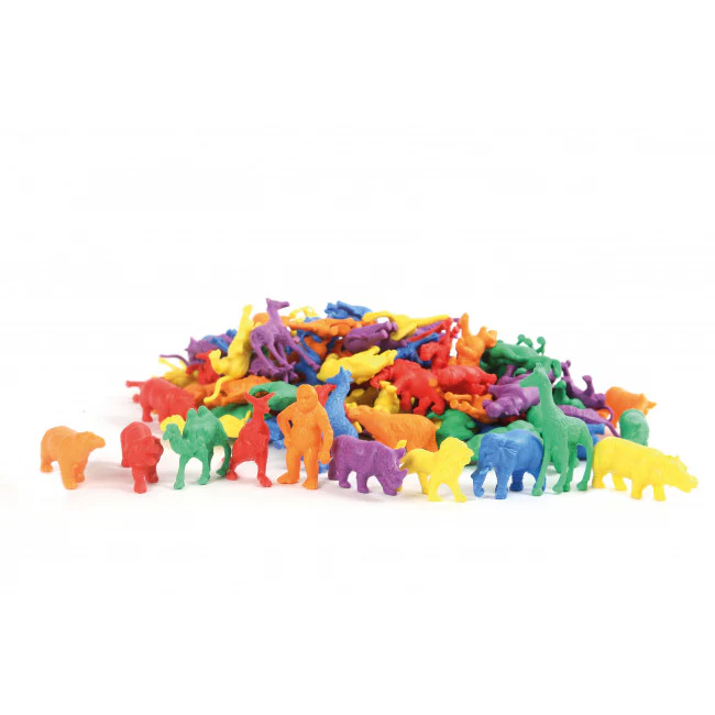 Maak leren boeiend met deze kleurrijke set tel- en sorteerdieren, ontworpen om tellen, sorteren en patroonherkenning spelenderwijs aan te leren.