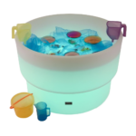tickit watertafel is lichtgewicht voor gebruik binnen en buiten met water, ijs, waterbeads. Ideaal voor sensorisch spel met licht!