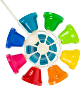 Bells Carousel – kleurgecodeerde bellen voor muziek, ritme en creativiteit bij jonge kinderen