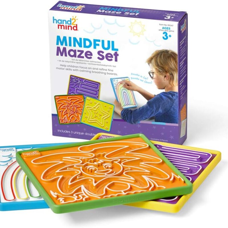Met het Mindful Doolhof oefenen kinderen op een speelse manier ademhaling, concentratie en mindfulness.