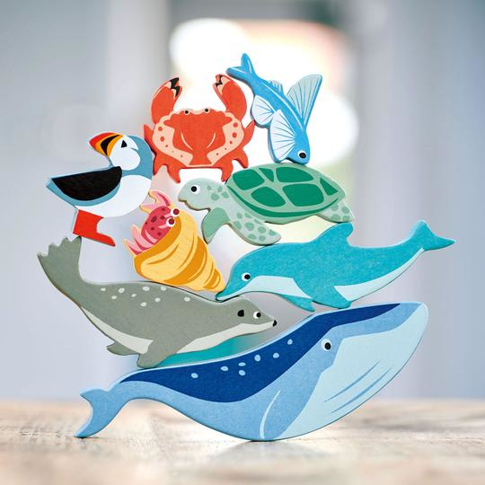 houten onder water dieren van tender leaf toys