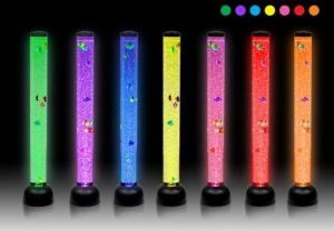 Bubbelbuis zwart met vissen