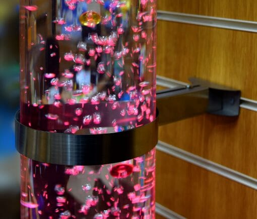 bevestiging voor de snoezellamp met vissen van 120 cm hoog en 12 cm diameter