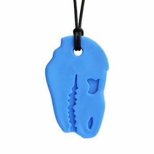 de dino bijtketting is een stoer bijtsieraad voor dinosaurus fans
