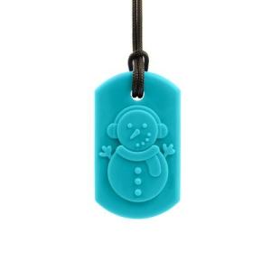 De sneeuwman bijtketting is echt een leuke kauwketting voor onder de kerstboom