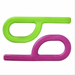 De Ark Therapeutic Grabber heeft een P-vormig ontwerp. De lus maakt dat deze makkelijk in de hand te houden is. De lange staaf maakt het mogelijk om de achterste kiezen te bereiken. Heb je kauwbehoefte? Gebruik de Grabber als een veilig alternatief voor het kauwen op handen, shirts, potloden, enz.