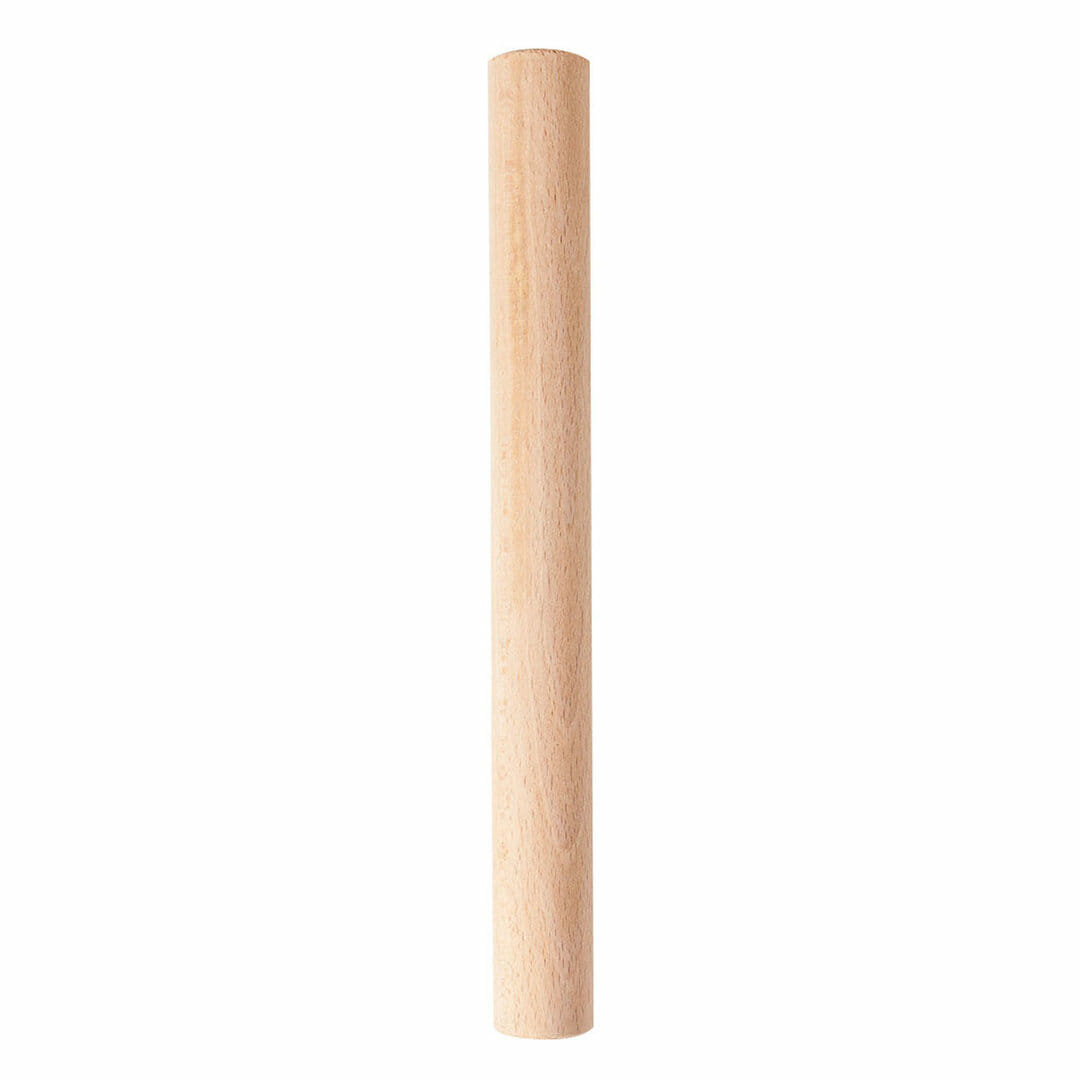 houten roller van het merk Creall om klei mee plat te rollen. Leuk in combinatie met onze patronen stempels .