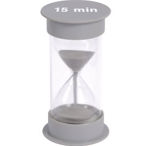 De zandloper wordt als timer ingezet om tijdsbesef bij te brengen en je kind te leren om binnen een gestelde tijd een taakje af te ronden.