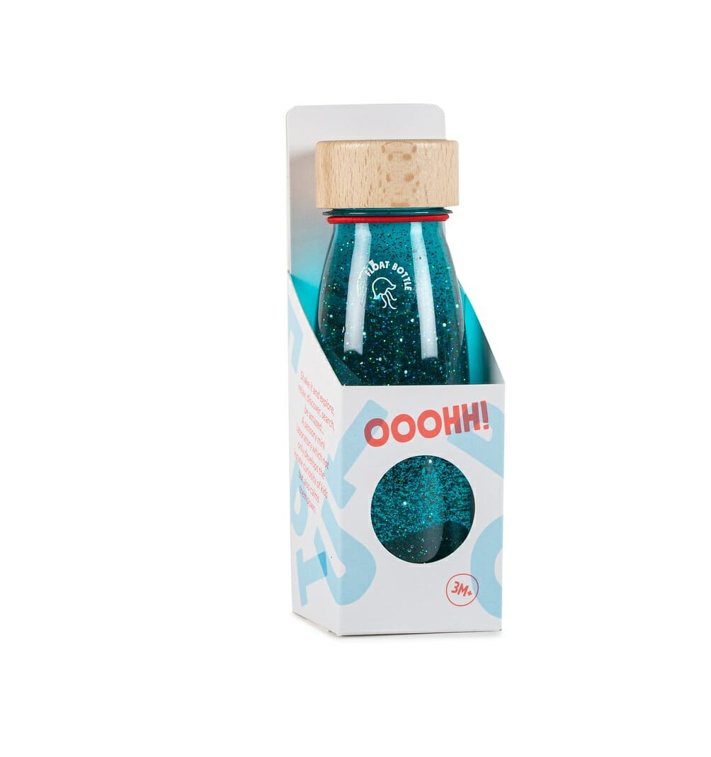 sensory bottle van petit boum is een aanrader als zintuiglijk speelgoed voor jonge kinderen