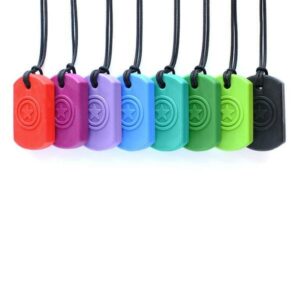 De Super Star bijtketting van ARK Therapeutic is met ruim 2,5 cm. één van de breedste kauwsieraden