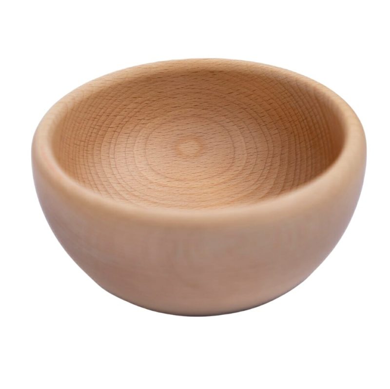 houten schaaltje van pagalou kan gebruik geworden om te sorteren en is mooi passend als montessori materiaal