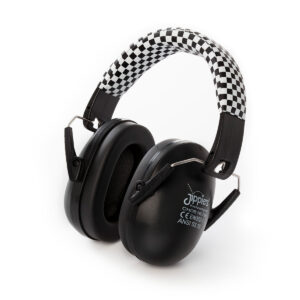 Jippie Kinder Gehoorbeschermer, licht en verstelbaar, biedt 25,8 dB geluidsdemping voor kinderen en beschermt het gehoor tijdens festivals, vuurwerk, sportevenementen of schoolactiviteiten.