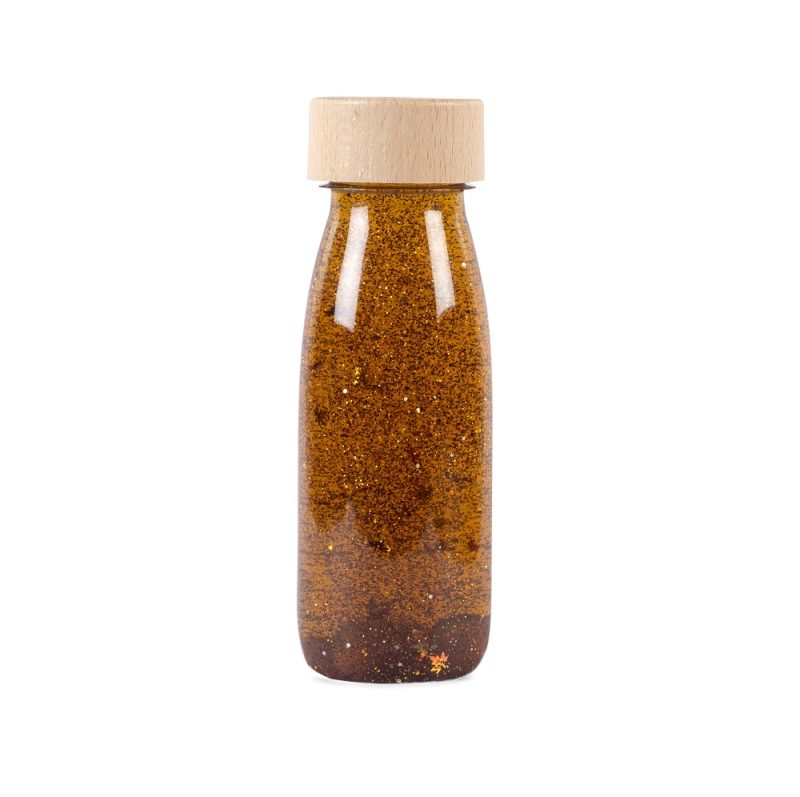 sensorische fles siena is een mooie bruine tint, past geweldig mooi als je kind houdt van aarde tinten.