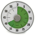 timer geluidloos, ideaal voor kinderen om de tijd visueel te maken zodat ze weten hoe lang ze voor een taakje hebben. Daarnaast hoor je deze niet tikken waardoor kinderen die gevoelig zijn voor geluid dit een fijne tijdsklok vinden.