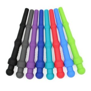 De toverstaf van ark therapeutic is geweldig bijtspeelgoed voor kinderen en gezien de lengte ideaal voor kinderen die graag met de kiezen kauwen.