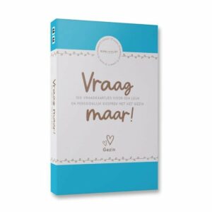 Wat is het leukste aan ons gezin? Welke grapjes snappen alleen wij? Bij de Vraag Maar! Gezinseditie leer je elkaar ontdekken.