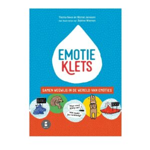 Emotieklets is een hulpmiddel om op een ontspannen manier te praten over emoties en plannetjes te maken om beter met al die emoties om te gaan.