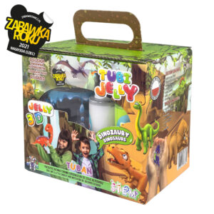 Maak met de Tubi Jelly set prachtige driedimensionale figuren van je favoriete dino! Voorbeelden en blanco patronen zijn inbegrepen