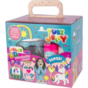 tubi jelly eenhoorn is een set om je kind te laten experimenteren met gelfiguren als resultaat