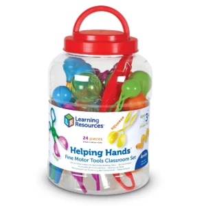 helping hands zijn fijnmotorische hulpmiddelen om kinderen te laten oefenen met knijpen, spierkracht, leuk in combi met sensorische activiteit