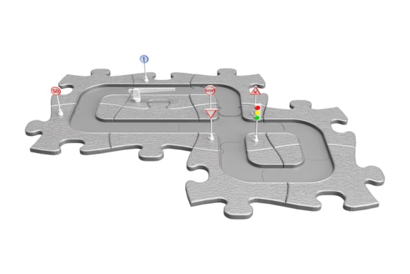 muffik magnetic car track, maak je eigen racebaan vast aan je bestaande muffik collectie