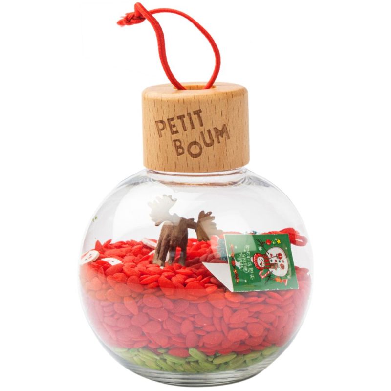 petit boum sensorische kerstballen om tijdens de kerst te ontdekken en ontprikkelen