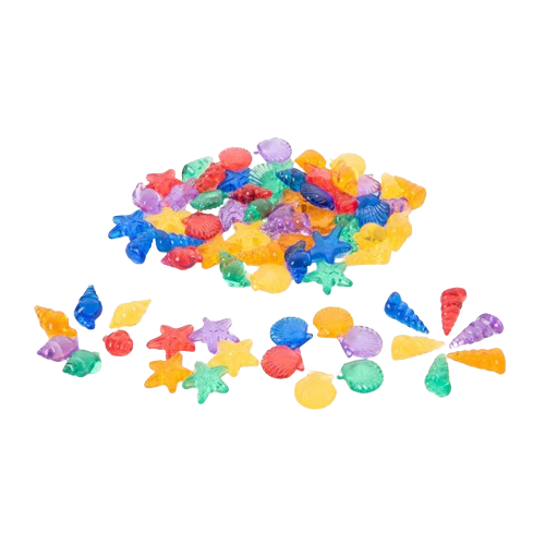 Haal de wonderen van de oceaan in huis en laat je kinderen hun creativiteit en leerplezier vergroten met deze transparante schelpen. 