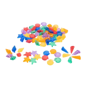 Haal de wonderen van de oceaan in huis en laat je kinderen hun creativiteit en leerplezier vergroten met deze transparante schelpen. 