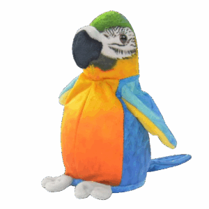 de interactieve papegaai is een geweldige napraat knuffel die menig kind spelplezier bezorgd