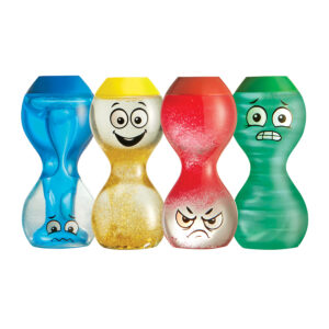 Ontdek de magie van emoties met onze betoverende sensorische flessen! Of het nu vreugde, verdriet, boosheid of angst is, deze set van vier flessen biedt een kleurrijke en boeiende manier voor kinderen om hun gevoelens te verkennen en uit te drukken.