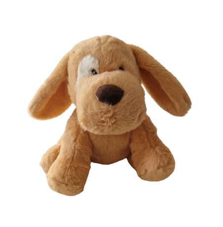 warmteknuffel puppy met lavendelgeur en 1 kg zwaar helpt kinderen ontprikkelen.